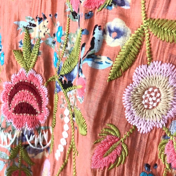 SOFT SURROUNDINGS |Arrata Embroidered Button Down - Picture 11 of 11